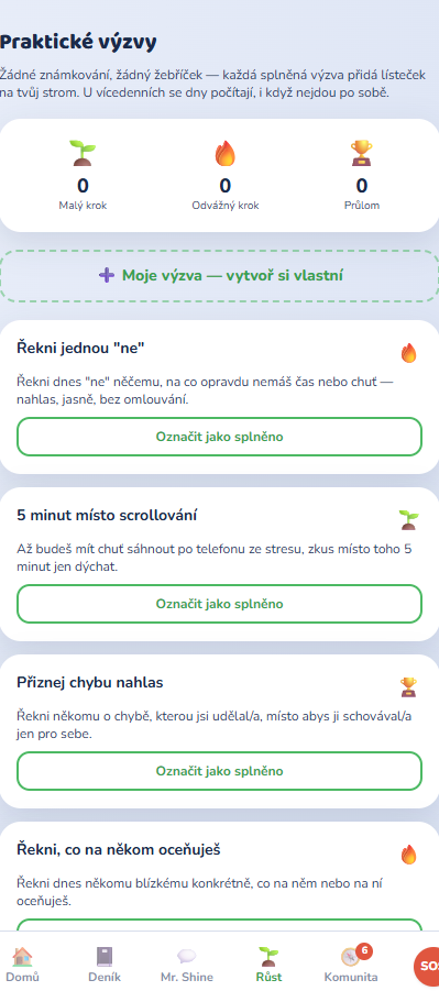 Praktické výzvy v aplikaci