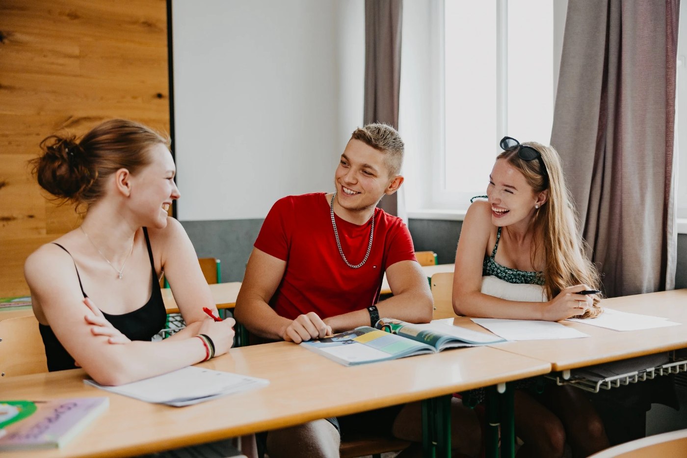 Studenti při hodině osobního rozvoje
